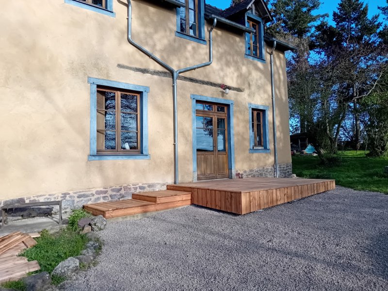 extension maison bois breteil