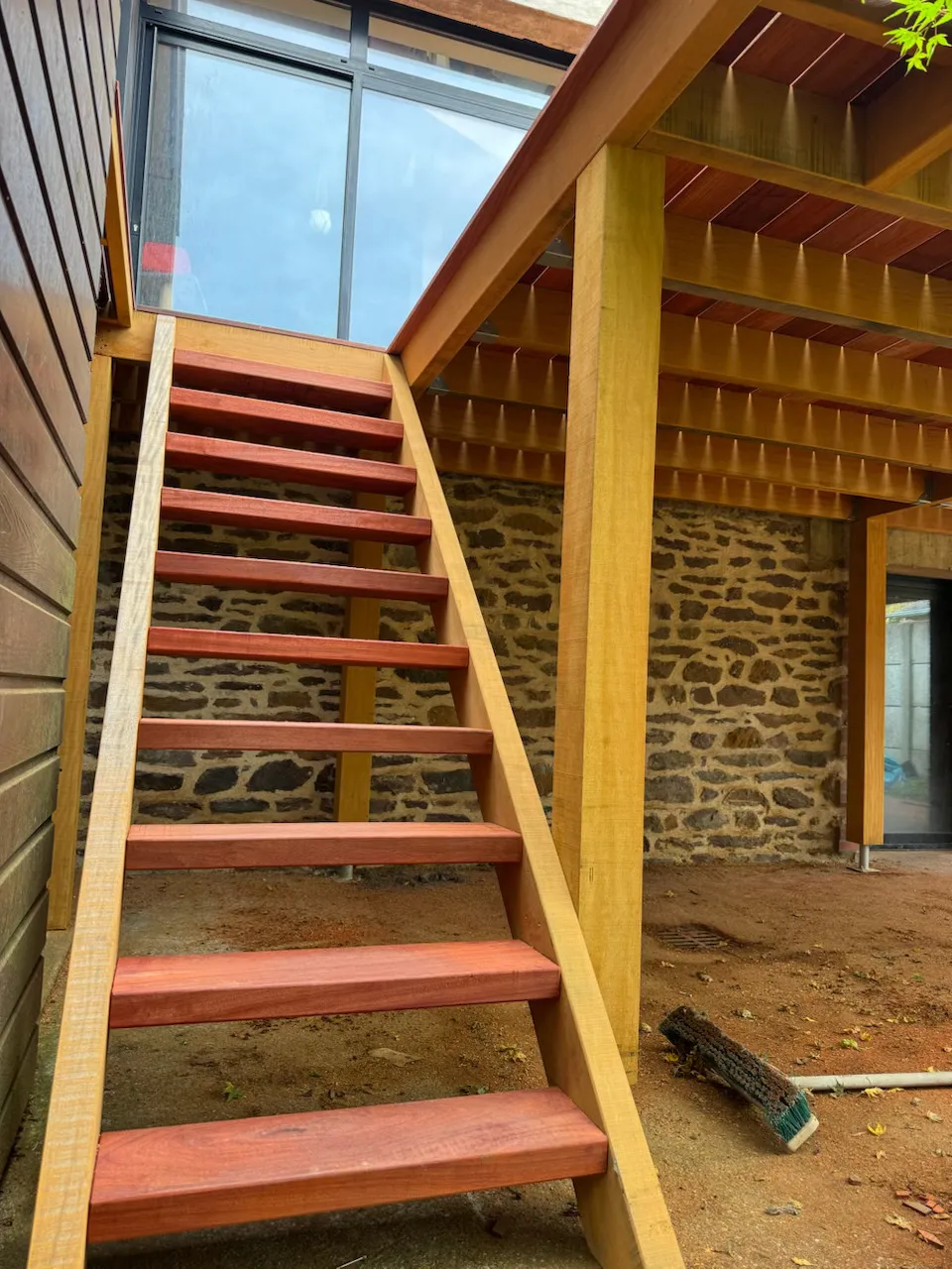 le rheu extension maison bois