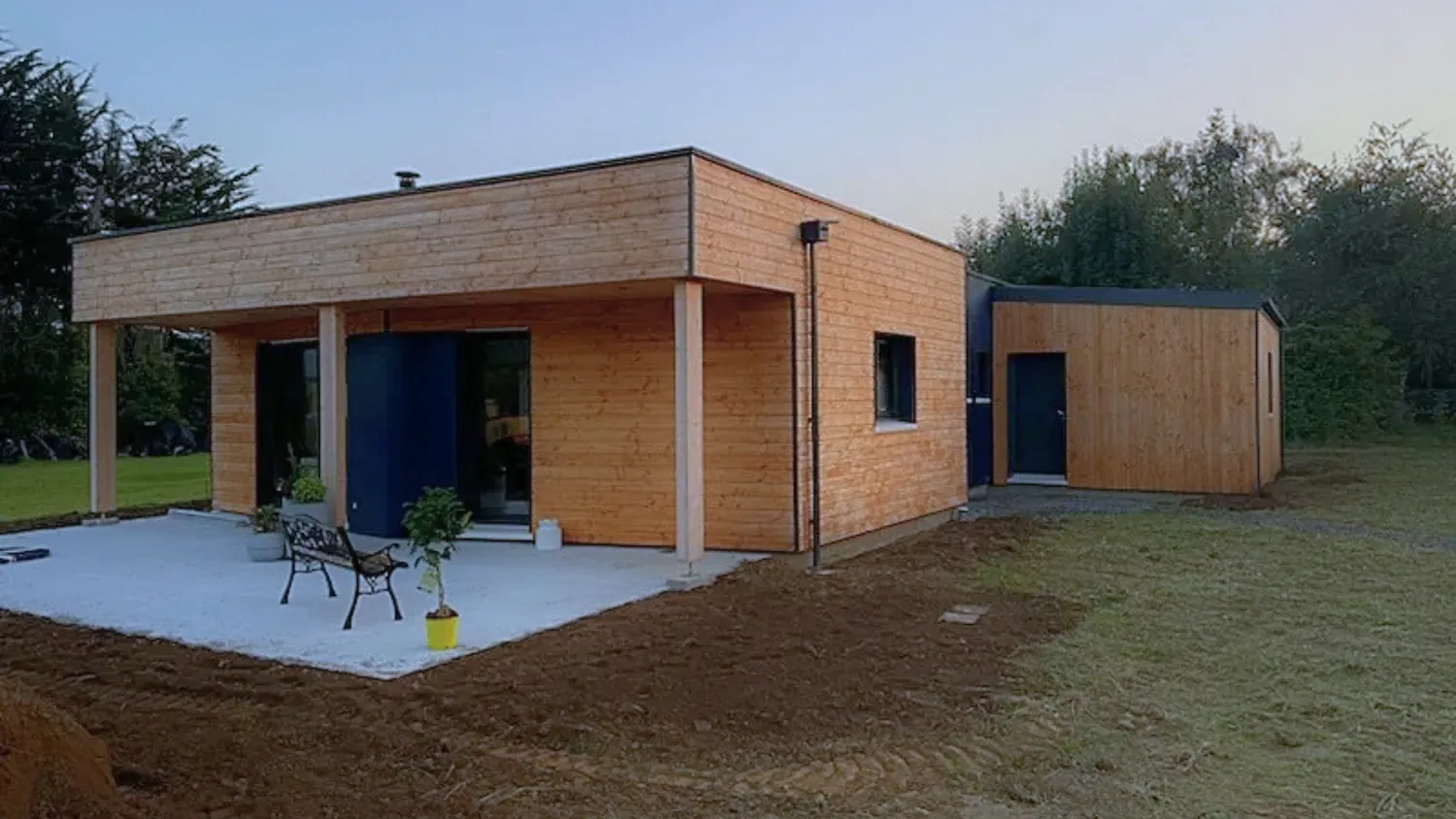 menuisier extension maison bois